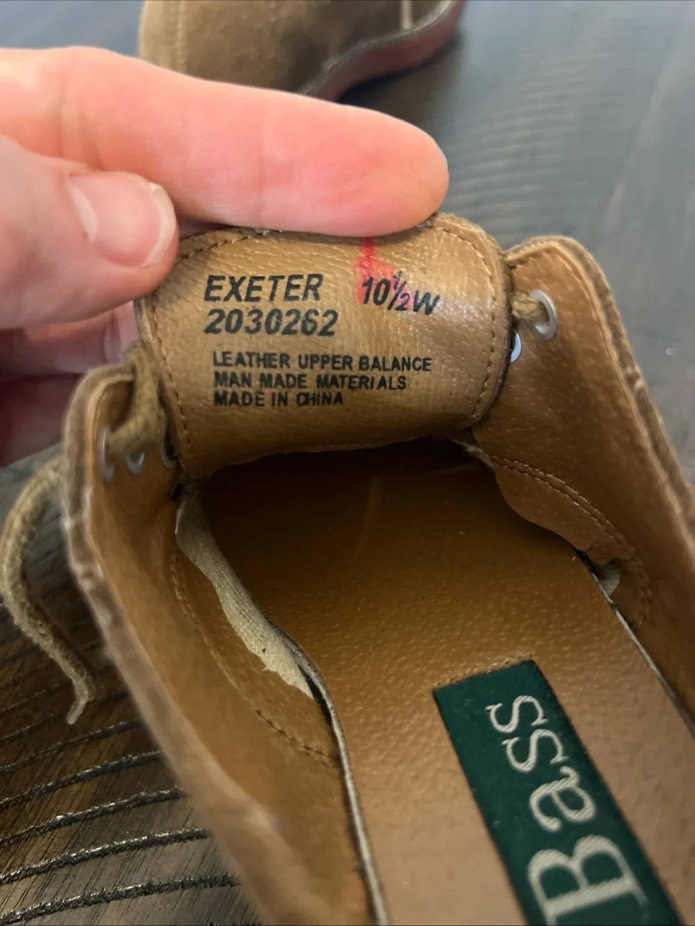 Bass Kids Tan Suede Lace-Up Oxfords